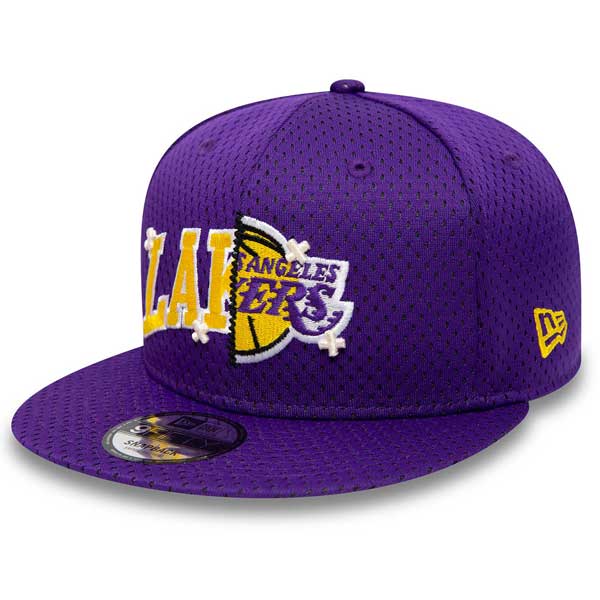 Levně kšiltovka New Era 9Fifty Half Stitch LA Lakers Purple Snapback Cap Snapback Cap