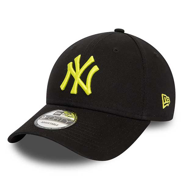 Levně Kšiltovka New Era 9FORTY Adjustable Cap New York Yankees League Essential Black Neon Green