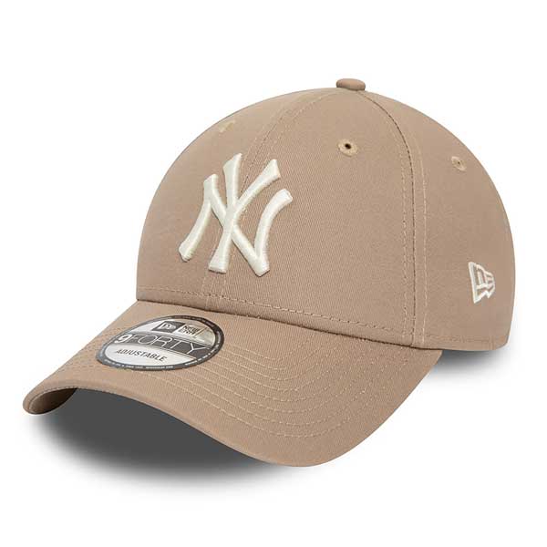 Levně Kšiltovka New Era 9FORTY Adjustable Cap New York Yankees League Essential Brown Beige