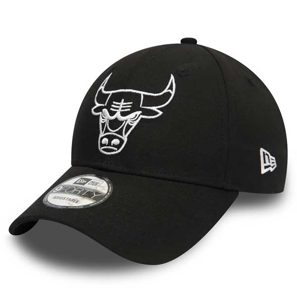 Levně kšiltovka New Era 9Forty Essential Outline Chicago Bulls Cap Black