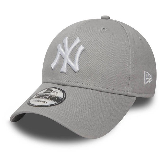 Levně Kšiltovka New Era 9Forty MLB League Basic NY Yankees Grey