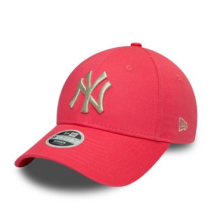 Levně Dámská kšiltovka New Era 9Forty Womens NY Yankees Metallic hot pink cap