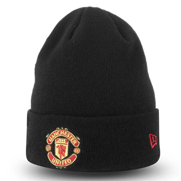 Levně Kulich New Era Manchester United Essential Cuff Knit Black