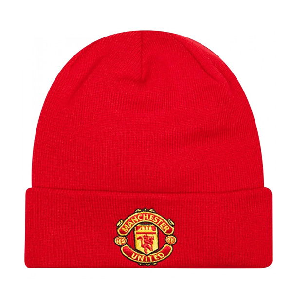 Levně Kulich New Era Manchester United Essential Cuff Knit Red