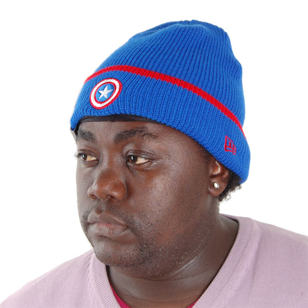 Levně New Era Pop Cuff Knit Captain America Official Cap