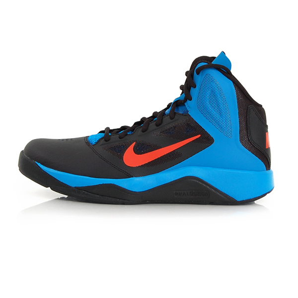 Levně Nike Dual Fusion BB II Black Team Orange Blue 610202-001