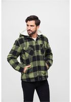 Brandit Lumberjacket Hooded black/olive