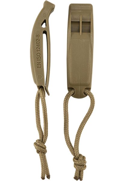 Brandit Signal Whistle Molle  2 Pack camel