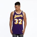 Mitchell & Ness Los Angeles Lakers #32 Magic Johnson purple Swingman Jersey
