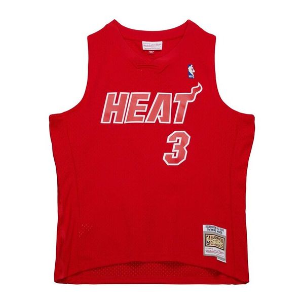 Mitchell & Ness Miami Heat #3 Dwyane Wade Swingman Jersey scarlet
