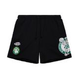 Mitchell & Ness shorts Boston Celtics Postgame Fleece Shorts Vintage Logo black