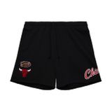 Mitchell & Ness shorts Chicago Bulls Postgame Fleece Shorts Vintage Logo black