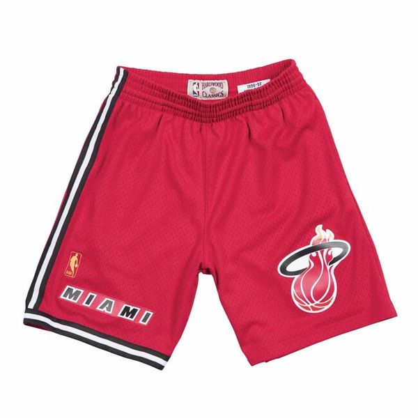 Mitchell & Ness shorts Miami Heat 96-97 Swingman Shorts scarlet