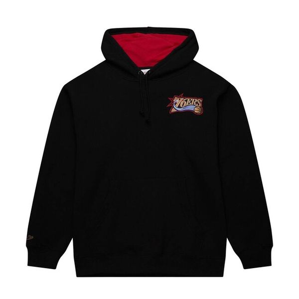 Mitchell & Ness sweatshirt Premium N&N Player Fleece Vintage Logo Philadelphia 76ers black