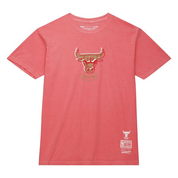 Mitchell & Ness T-shirt Chicago Bulls Golden Hour Glaze SS Tee red