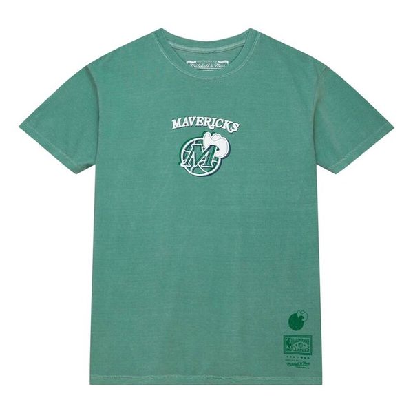 Mitchell & Ness T-shirt Dallas Mavericks Golden Hour Glaze SS Tee green