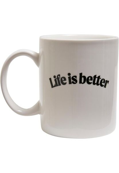 Mr. Tee Life Is Better Cup white