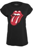 Mr. Tee Rolling Stones Tongue Ladies Tee black