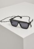 Urban Classics 108 Chain Sunglasses Visor black