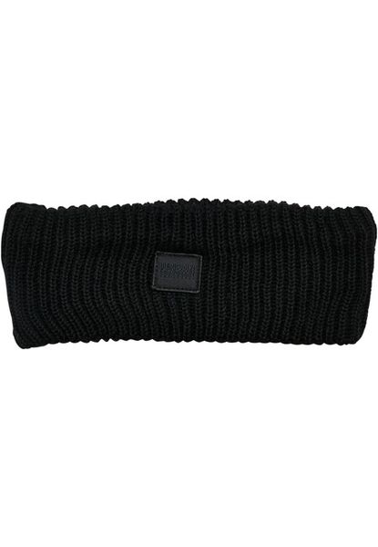 Urban Classics Knitted Wool Headband black