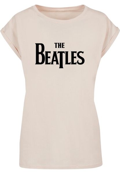 Urban Classics Ladies Beatles - Headline T-Shirt whitesand