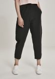 Urban Classics Ladies High Waist Cropped Pants black