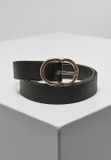 Urban Classics Small Ring Buckle Belt black/gold