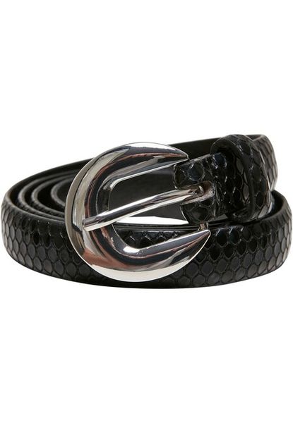 Urban Classics Snake Synthetic Leather Ladies Belt black