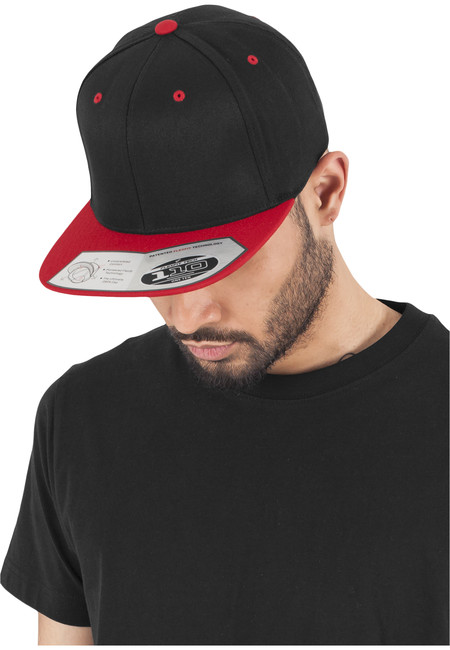 Levně Urban Classics 110 Fitted Snapback blk/red