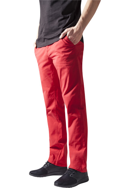 Levně Urban Classics Chino Pants red