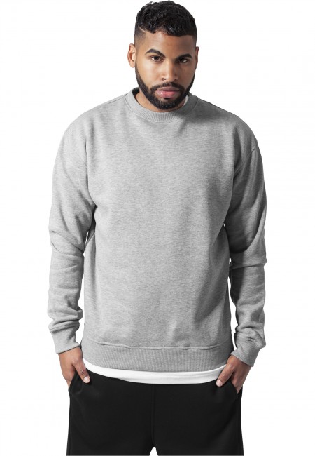 Levně Urban Classics Crewneck Sweatshirt grey