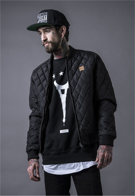 Levně Urban Classics Diamond Quilt Nylon Jacket black