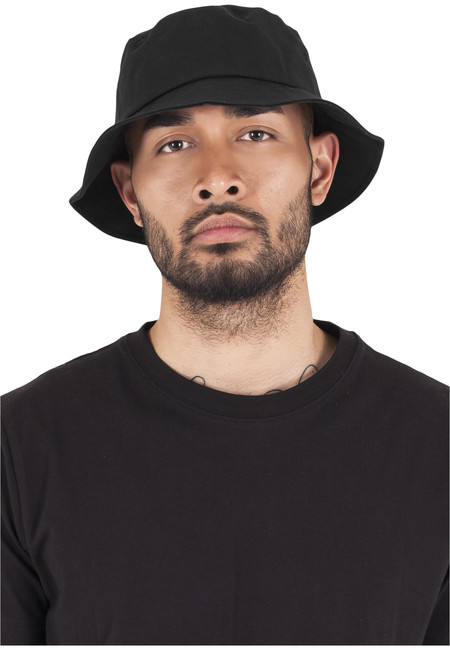 Levně Urban Classics Flexfit Cotton Twill Bucket Hat black